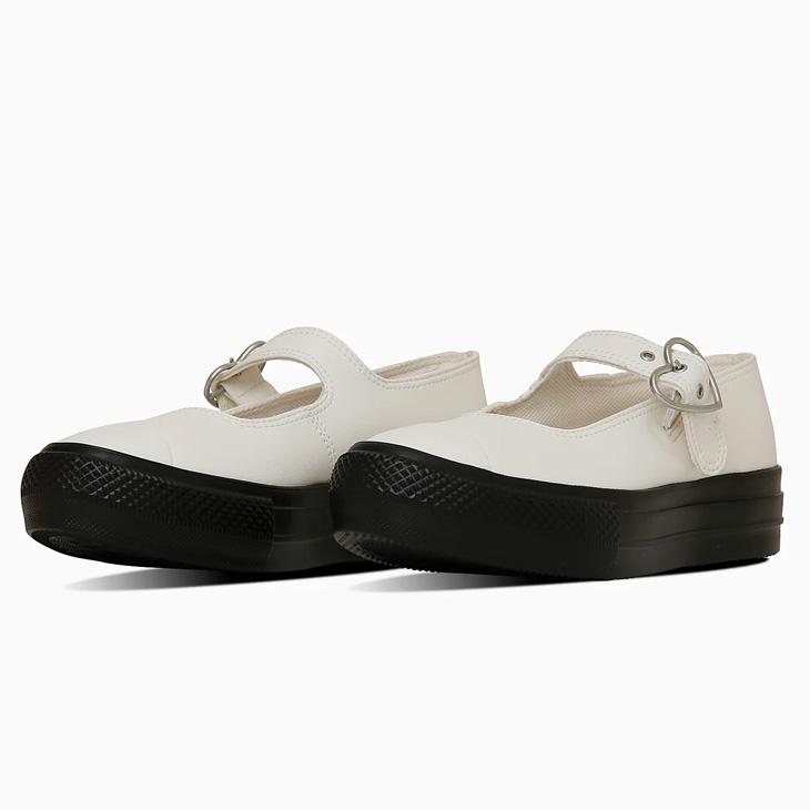 コンバース スニーカー レディース シューズ converse オールスターライト PLTS MJ ハートバックル OX 軽量 メリージェーン 厚底 カジュアル /3131401 | CONVERSE | 04