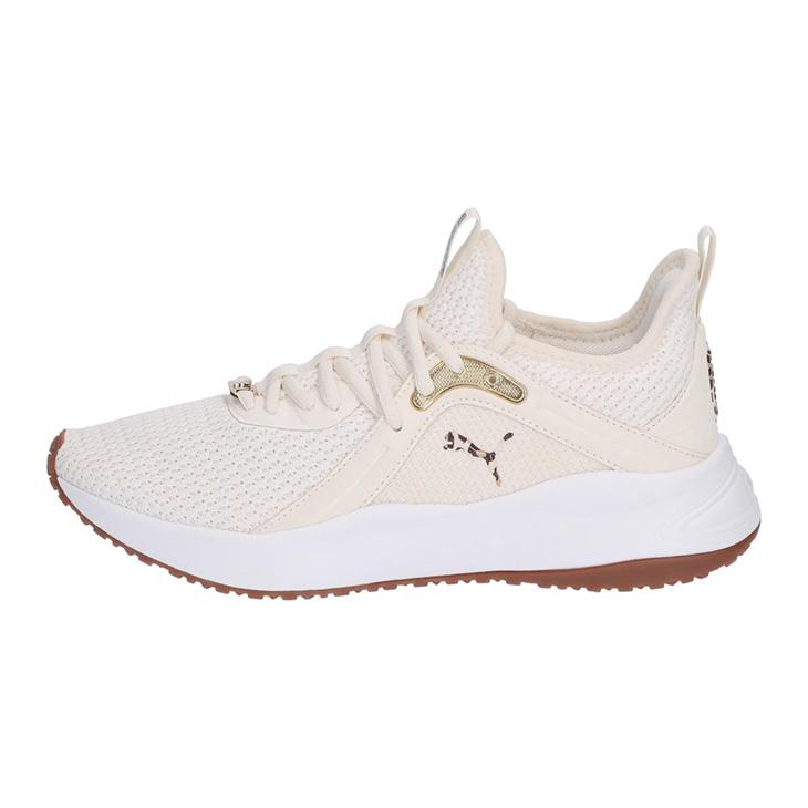 PUMA（プーマ） レディース スニーカー ローカット PUMA SOFTRIDE カルマ アニマル 楽ふわっ 軽量 ヒョウ柄 レオパード ...