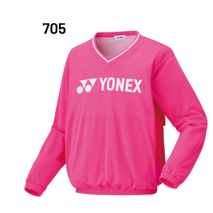 (新品未着用)YONEXレディースジャンパー フード付き　綺麗なピンク色 新品未着用)YONEXレディースジャンパー フード付き 綺麗なピンク
