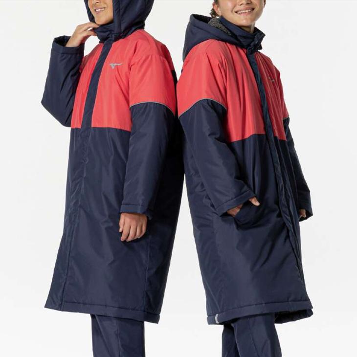 MIZUNO（ミズノ） 中綿コート キッズ ジュニア 裏ボア ベンチコート