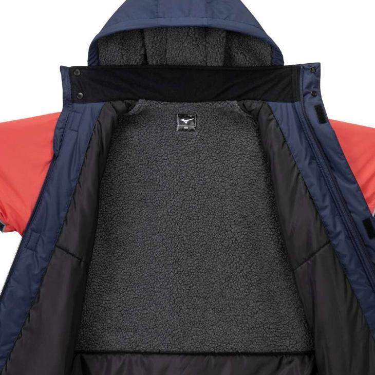 MIZUNO（ミズノ） 中綿コート キッズ ジュニア 裏ボア ベンチコート
