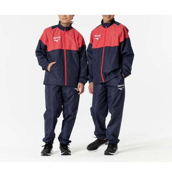 MIZUNO（ミズノ） ジュニア ウインドブレーカー 上下 MIZUNO JR温(ぬく