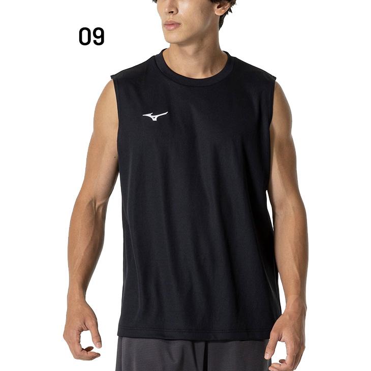 ミズノ ノースリーブシャツ メンズ mizuno ナビドライ タンクトップ スポーツウェア 吸汗速乾 UVカット 男性 トレーニング フィットネス ランニング /32MAC199 | MIZUNO | 02