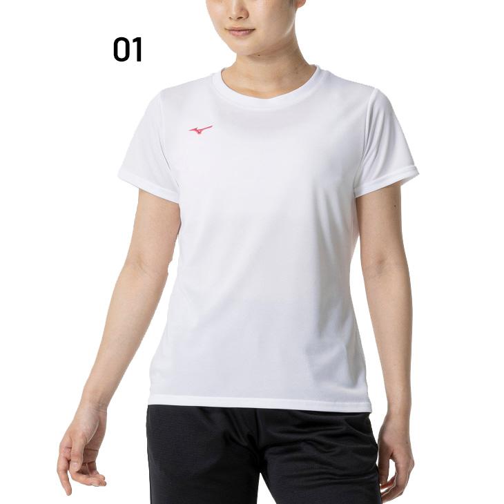 MIZUNO（ミズノ） 半袖シャツ レディース ナビドライ Tシャツ 丸首