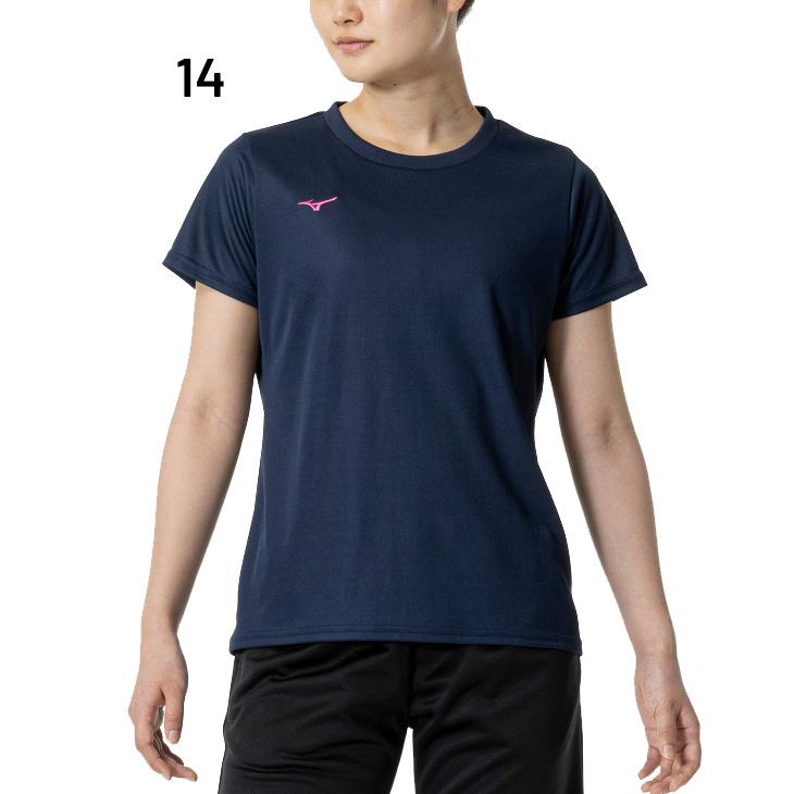 MIZUNO（ミズノ） 半袖シャツ レディース ナビドライ Tシャツ 丸首