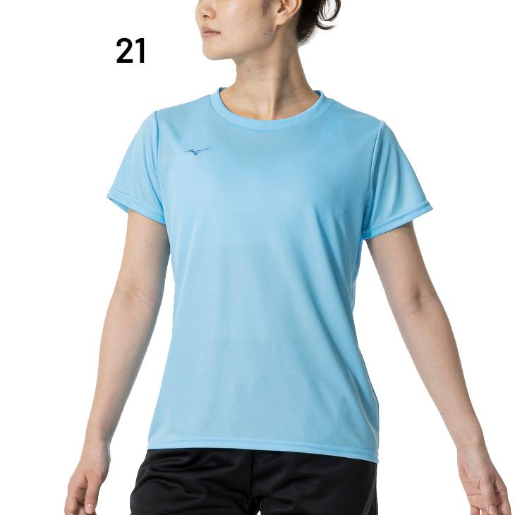 MIZUNO（ミズノ） 半袖シャツ レディース ナビドライ Tシャツ 丸首