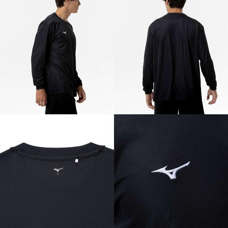 アドミラル　ユニセックス　黒長袖トップス　Mサイズ　新品 MIZUNO（ミズノ） 長袖シャツ メンズ 5L 6L 大きいサイズ ナビドライ T