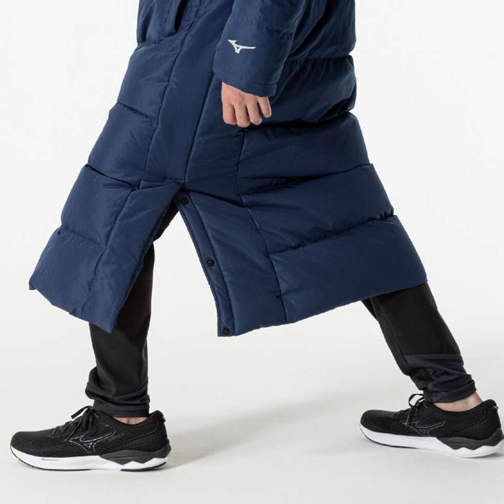 ミズノ ダウンコート メンズ ユニセックス mizuno ロングコート 防寒