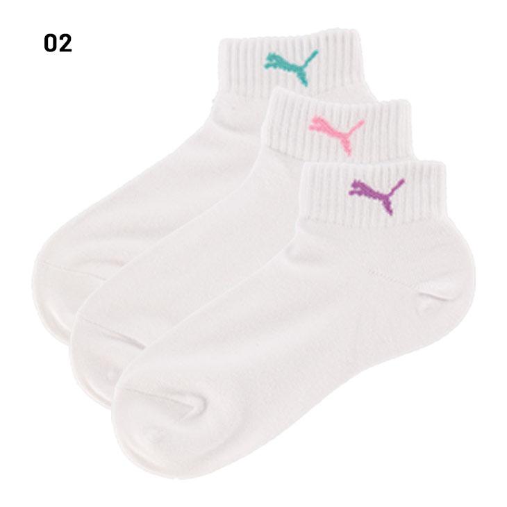 PUMA（プーマ） 靴下 3足セット レディース スニーカーソックス