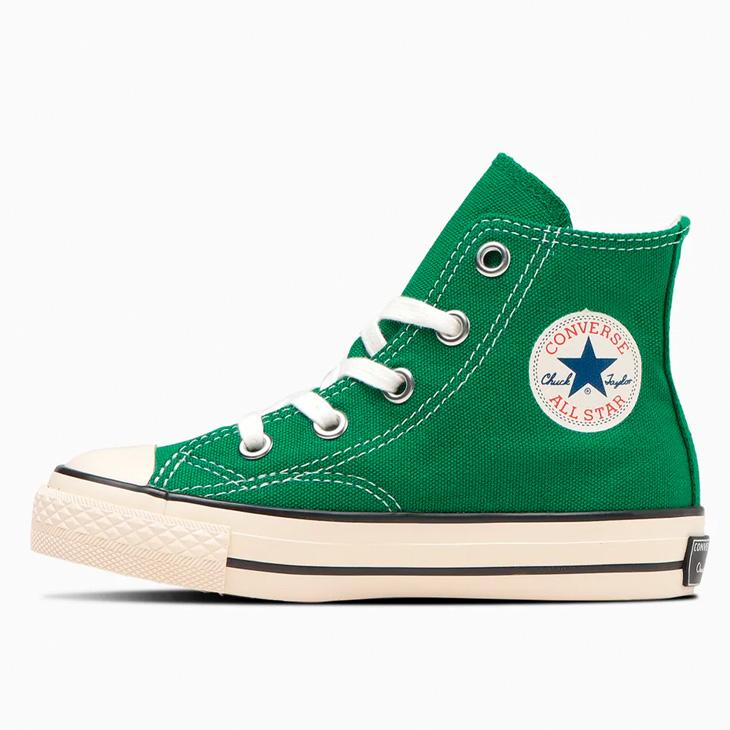 CONVERSE☆キッズ・ スニーカー（サイズ 15㎝）/グリーン×白-