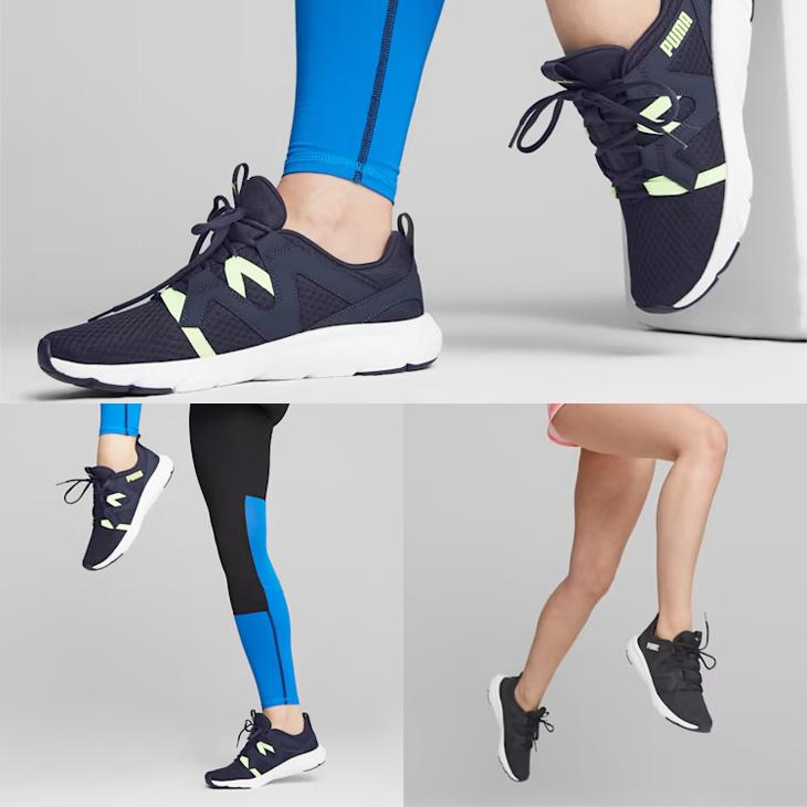 ヤーマ 大きいサイズ メンズ PUMA (プーマ) レザー メッシュ ローカット