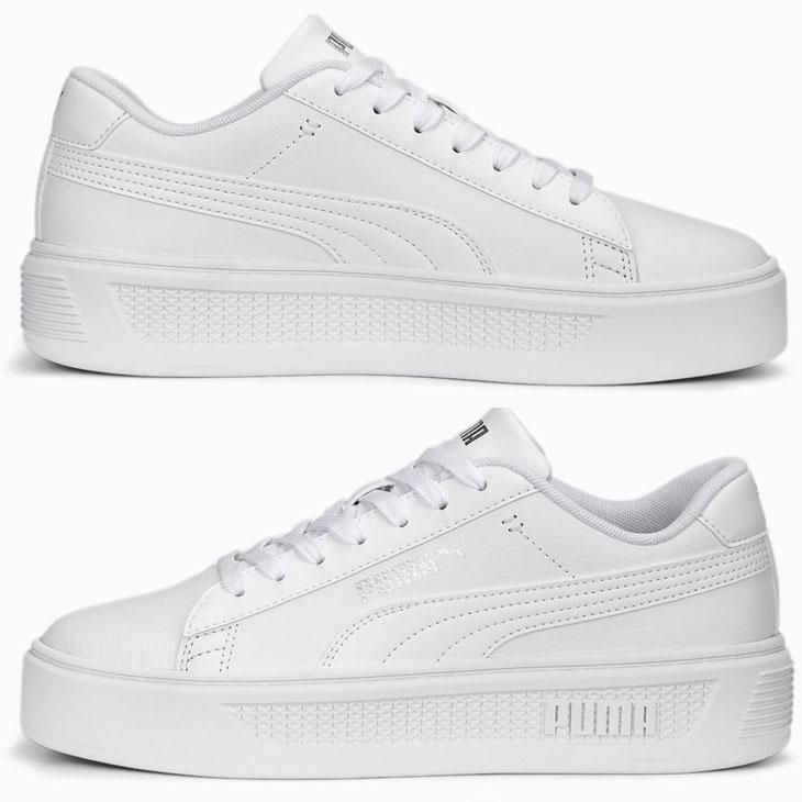 プーマ スニーカー 厚底 レディース PUMA スマッシュプラットフォームV3 ローカット コートスタイル スポーティシューズ 女性 運動靴 /390758【pu22pd】 | PUMA | 11