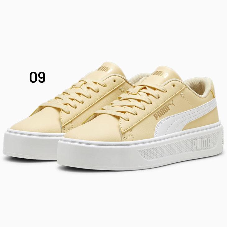 プーマ スニーカー 厚底 レディース PUMA スマッシュプラットフォームV3 ローカット コートスタイル スポーティシューズ 女性 運動靴 /390758【pu22pd】 | PUMA | 04