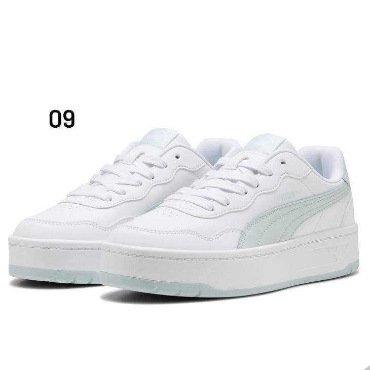 プーマ スニーカー レディースシューズ PUMA コート ラリー スカイ｜厚底スニーカー ローカット コートスタイル ひも靴 ブランド レディーススニーカー /400368 | PUMA | 05