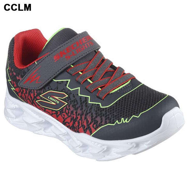 SKECHERS スケッチャーズ 光る靴 ジュニア LEDシューズ スニーカー 