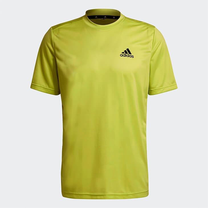 半袖 Tシャツ メンズ アディダス Adidas M D2m Pl Tee スポーツウェア トレーニング きいろ 黄 イエロー クルーネック 男性 シンプル Gm95 0qpd Apworld 通販 Paypayモール