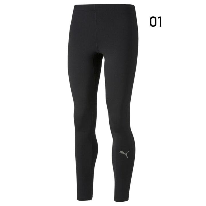 PUMA ブラック タイツ M PUMA（プーマ） ランニングタイツ メンズ 裏起毛 ロングタイツ M