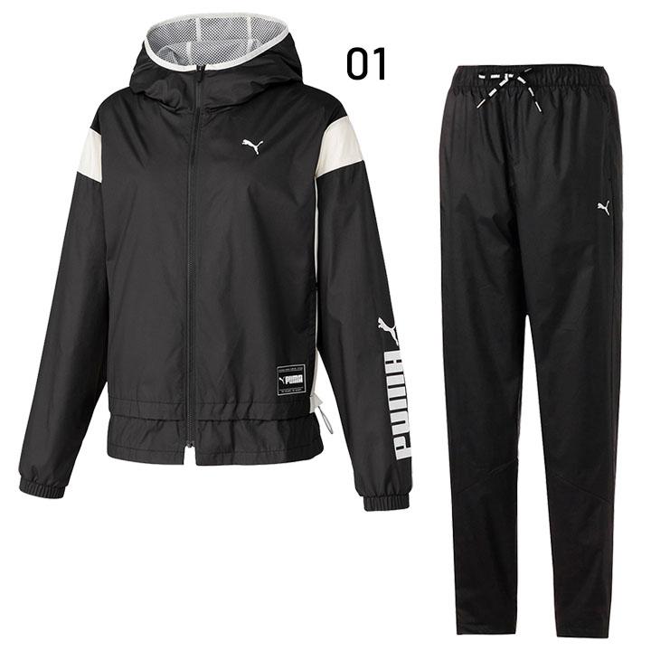 PUMA プーマ ウィンドブレーカー 上下 レディース 裏メッシュ PUMA プーマ ウィンドブレーカー 上下 レディース 裏メッシュ