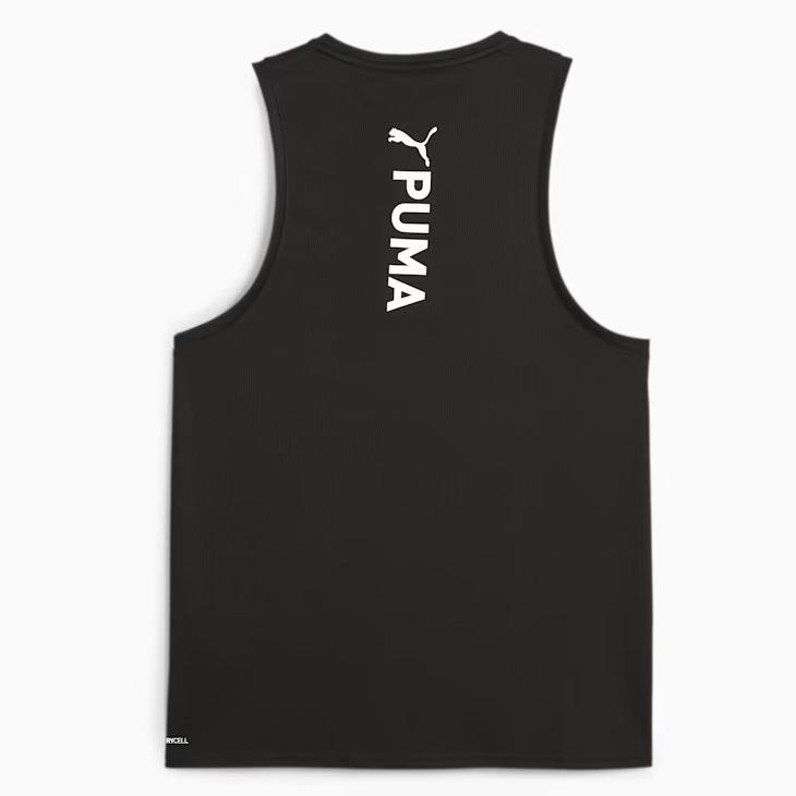 プーマ タンクトップ メンズ PUMA ノースリーブ Tシャツ トレーニング フィットネス ランニング スポーツウェア 男性 ブラック 黒 袖なし  トップス/524701