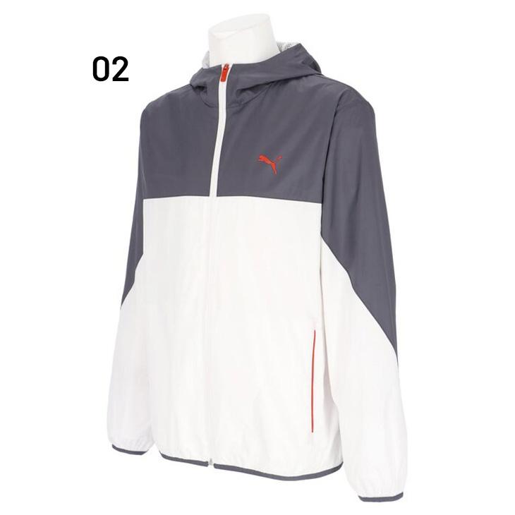 PUMA（プーマ） ウィンドブレーカー メンズ 裏メッシュ 長袖 アウター