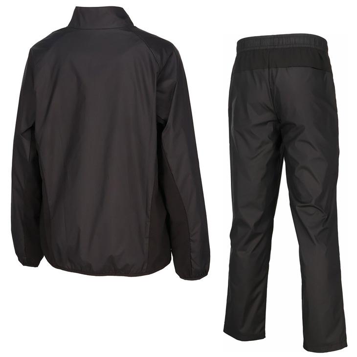 美品！PUMA ブラック ウィンドブレーカー 上下セット　裏起毛 PUMA プーマ メンズ ウィンドブレーカー 上下 ウーブン 裏トリコット