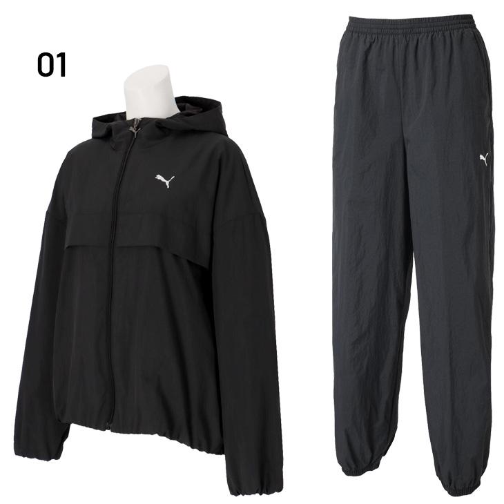 PUMA（プーマ） レディース ウインドブレーカー 上下 裏メッシュ