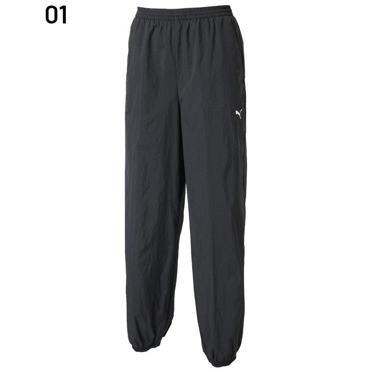 PUMA ウィンドブレーカー ブラックパンツ XXL PUMA（プーマ） ウィンドブレーカー パンツ レディース PUMA TAD WOVEN