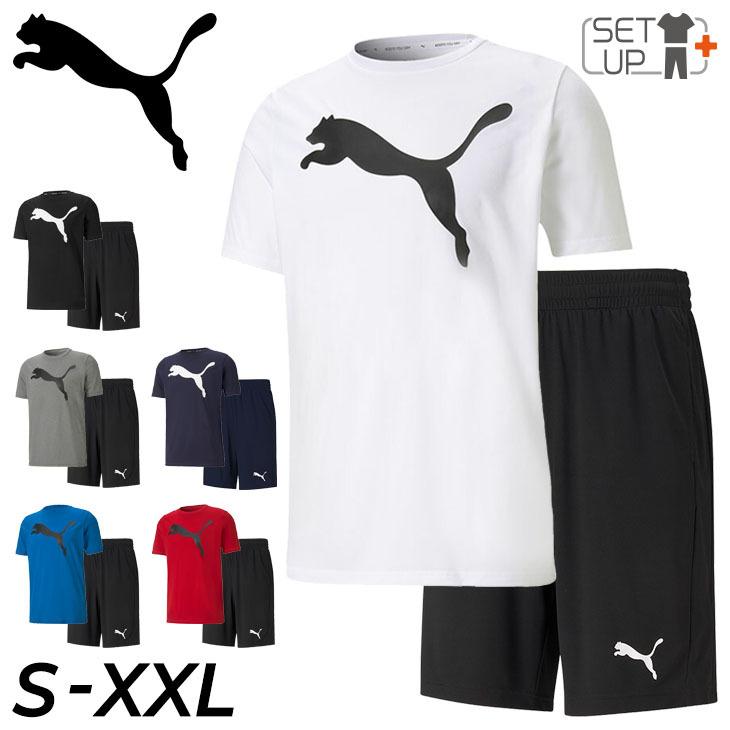 PUMA（プーマ） 半袖Tシャツ ハーフパンツ 上下 メンズ セットアップ