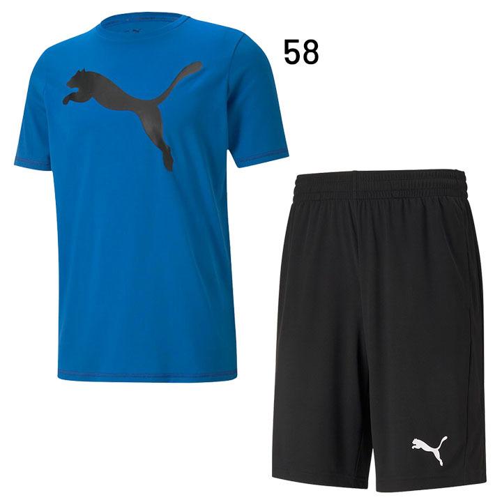PUMA（プーマ） 半袖Tシャツ ハーフパンツ 上下 メンズ セットアップ