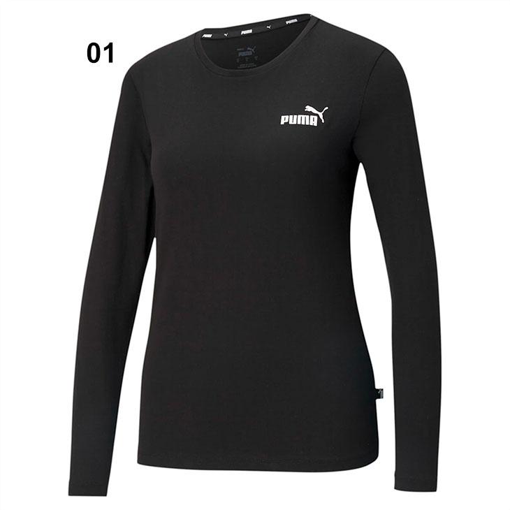 PUMA（プーマ） 長袖 Tシャツ レディース スポーツウェア ワンポイント