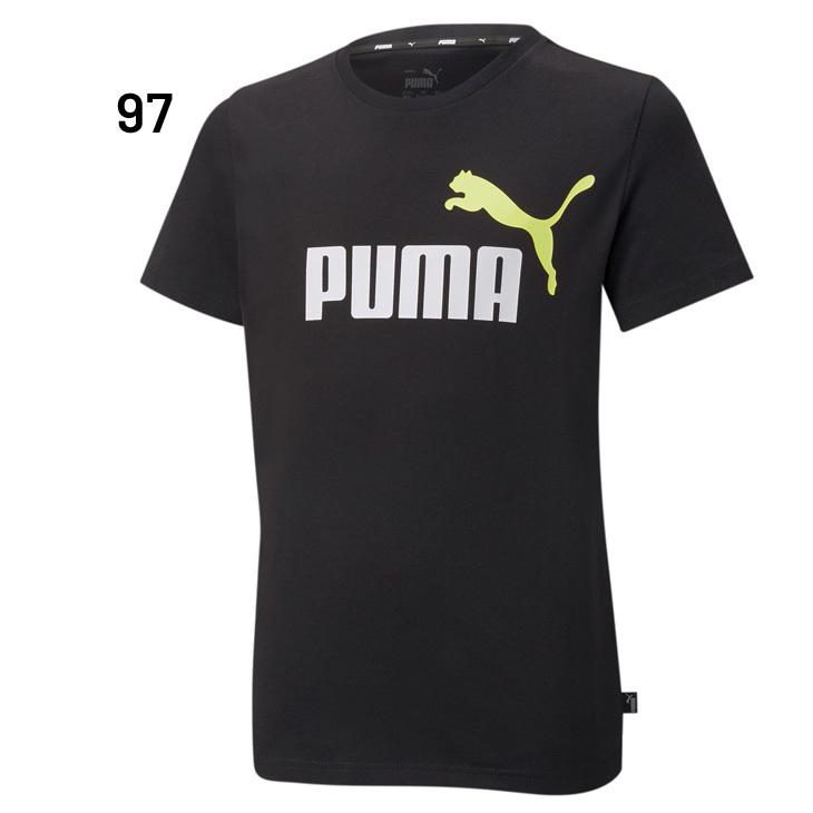 キッズ 半袖 Tシャツ ジュニア 130-160cm 子供服/プーマ PUMA ESS+ 2カラーロゴ/子ども スポーツウェア 男の子 クルーネック 半袖シャツ トップス 男児 /589115-｜apworld｜06