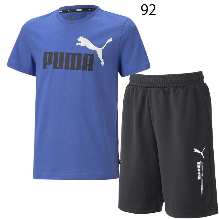 PUMA（プーマ） キッズ 半袖Tシャツ ハーフパンツ 上下 2点セット