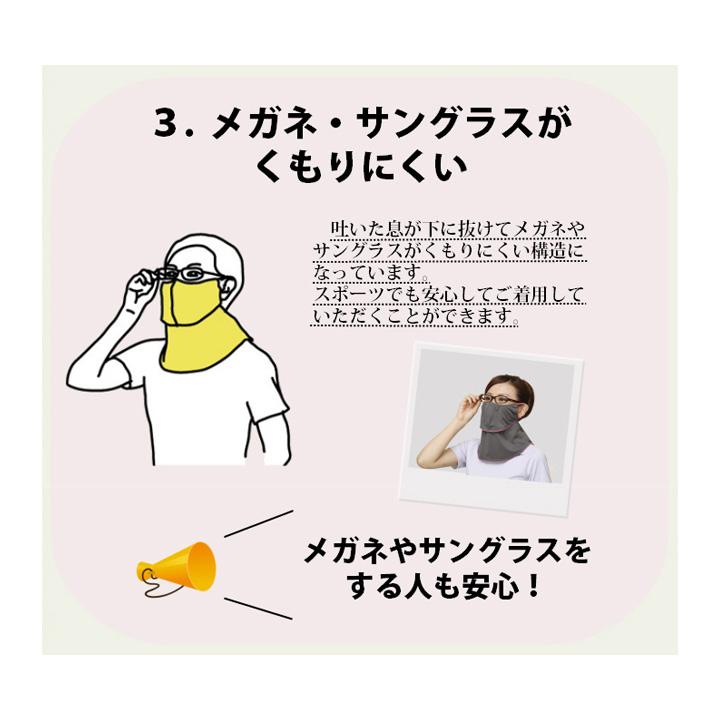 フェイスマスク UVカットマスク 丸福繊維 ヤケーヌ YAKeNU ブラック 黒 ドット/紫外線対策 日焼け対策 スポーツ 運転 ガーデニング 農作業 スポーツ /591 | ブランド登録なし | 04