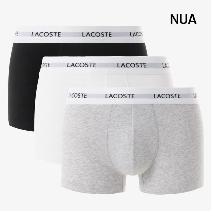 LACOSTE ラコステ 38 パンツ3本セット LACOSTE ラコステ ボクサーパンツ 3枚組 メンズ エッセンシャル