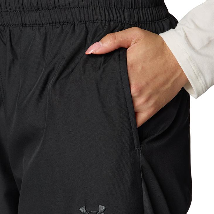 アンダーアーマー ウィンドブレーカーパンツ レディース UNDERARMOUR UAメッシュライナー ウーブンパンツ 長ズボン ロングパンツ ウィンドパンツ /6007720の画像