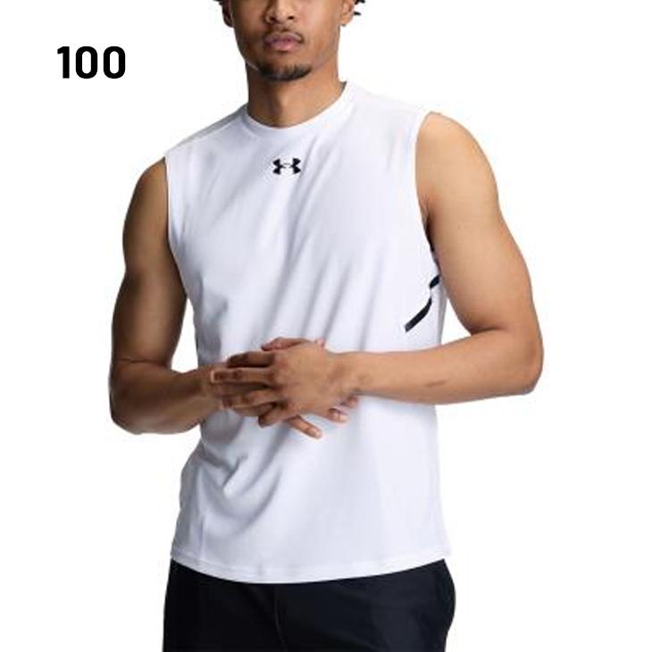 アンダーアーマー ノースリーブ タンクトップ メンズ UNDER ARMOUR UAアーマー ドライ スリーブレスシャツ ルーズ 速乾 通気 消臭 ランニング /6014262 | UNDER ARMOUR | 02