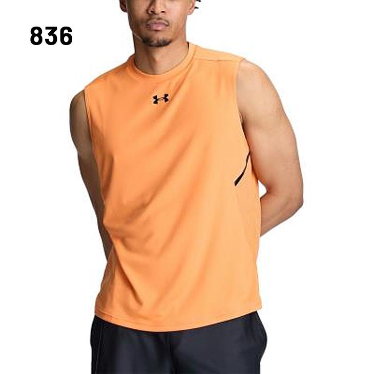 アンダーアーマー ノースリーブ タンクトップ メンズ UNDER ARMOUR UAアーマー ドライ スリーブレスシャツ ルーズ 速乾 通気 消臭 ランニング /6014262 | UNDER ARMOUR | 06