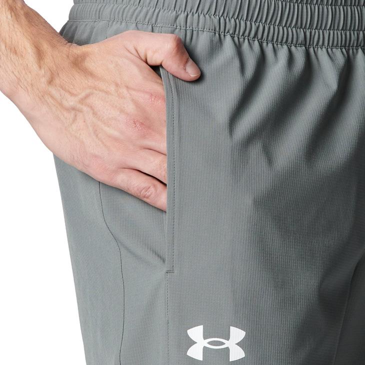 アンダーアーマー ウーブンパンツ メンズ UNDER ARMOUR 薄手 クロスジャージ ロングパンツ 軽量 ストレッチ 速乾 男性 大きいサイズ 長ズボン ブランド /6015052の画像