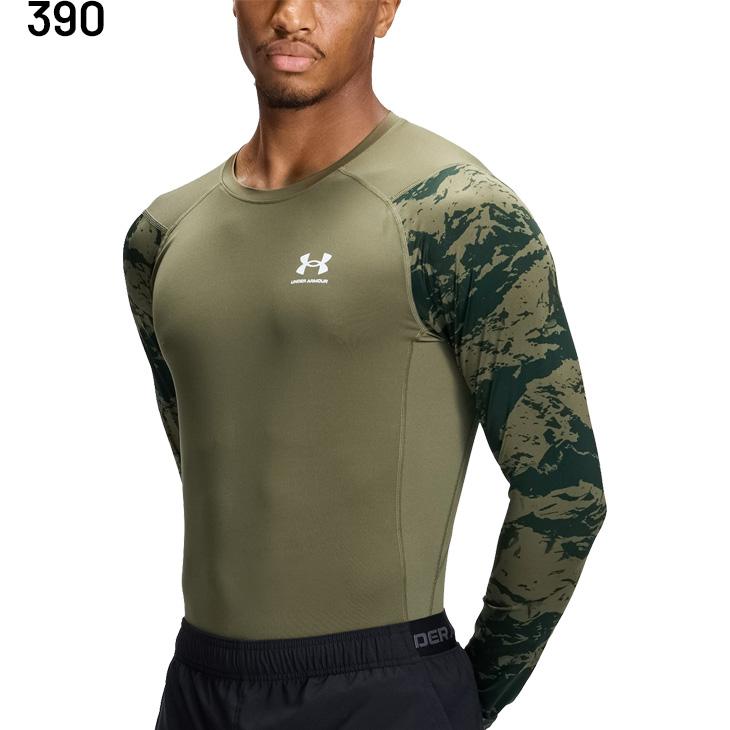アンダーアーマー コンプレッション メンズ 長袖 シャツ スポーツ インナー UNDER ARMOUR UAヒートギアアーマー カモ柄 /6016931【返品不可】 | UNDER ARMOUR | 03