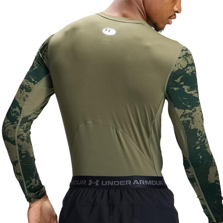 アンダーアーマー コンプレッション メンズ 長袖 シャツ スポーツ インナー UNDER ARMOUR UAヒートギアアーマー カモ柄 /6016931【返品不可】 | UNDER ARMOUR | 04