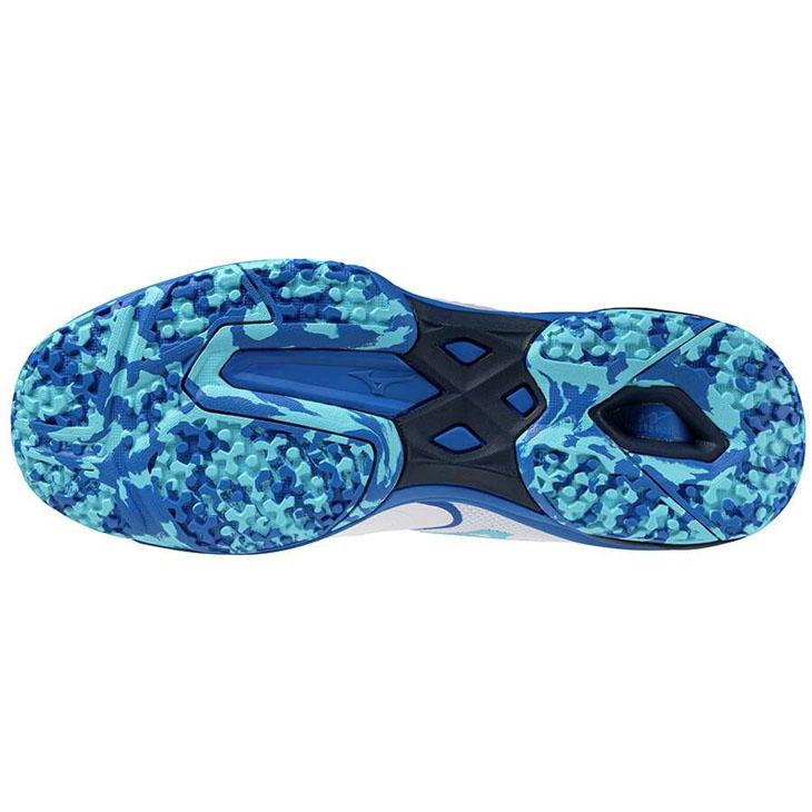 ミズノ テニスシューズ ウエーブスパーク ワイド( 3E相当 ) 殆ど未使用 MIZUNO（ミズノ） テニスシューズ 3E相当 クレー・砂入り人工芝コート