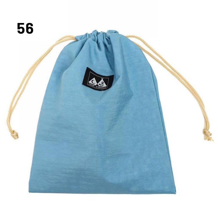 stample（スタンプル） ウォッシュド ナイロン 巾着L camp stample