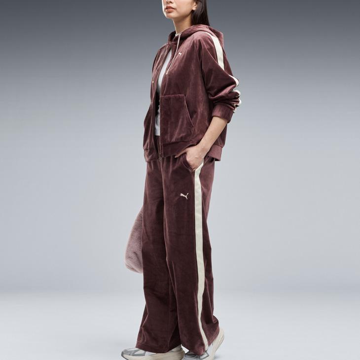 PUMA（プーマ） ベロア 上下セット レディース PUMA ESS エレベー