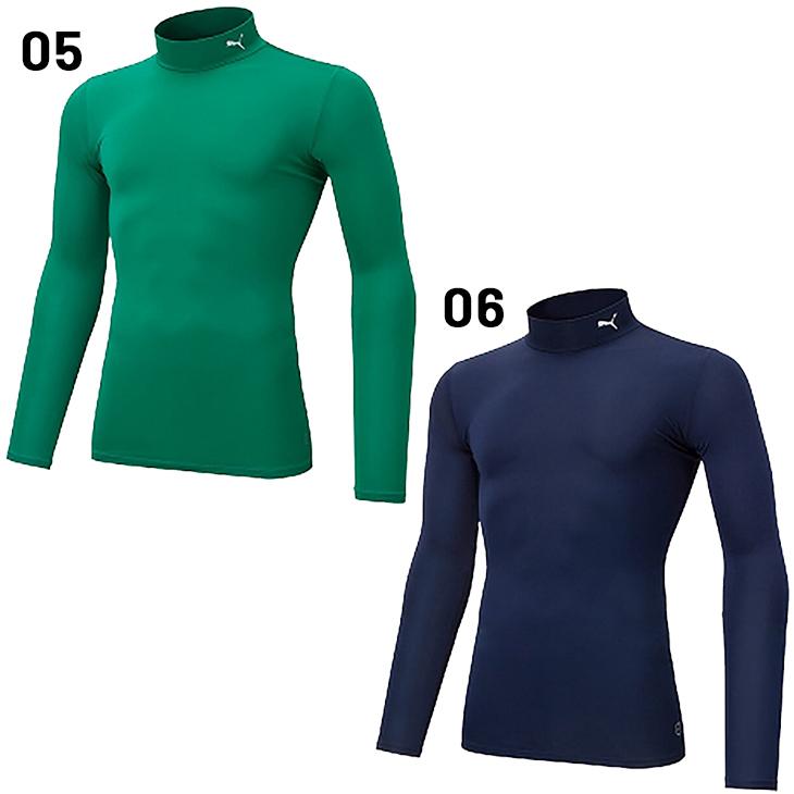 プーマ インナーシャツ 長袖 メンズ PUMA コンプレッション モックネック トレーニング スポーツ サッカー ランニング ジム /656331【返品不可】【pu22pd】 | PUMA | 03