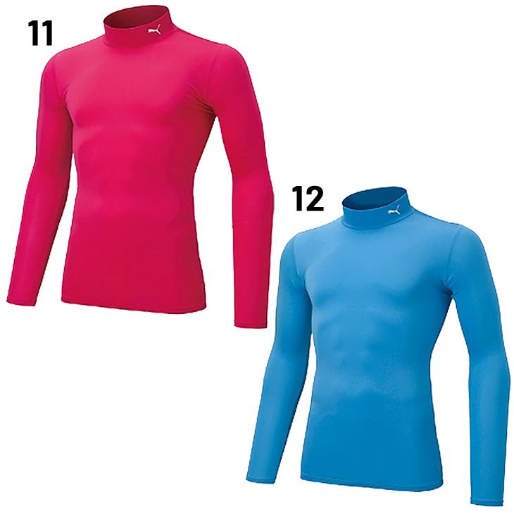 プーマ インナーシャツ 長袖 メンズ PUMA コンプレッション モックネック トレーニング スポーツ サッカー ランニング ジム /656331【返品不可】【pu22pd】 | PUMA | 06