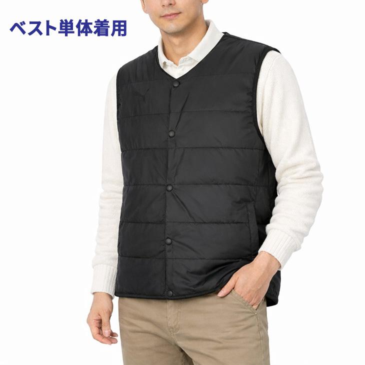 PUMA（プーマ） メンズ アウター チームトラベル 3IN1 ジャケット 中綿