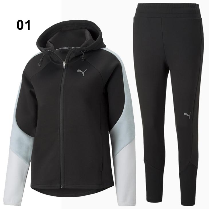 PUMA ブラック ウェアセット PUMA ランニングウェア 3点セット メンズ プーマ PUMA/ウィンド