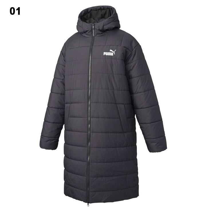 PUMA プーマ 中綿コート ロングコート メンズ ESS+ パデッド PUMA プーマ 中綿コート ロングコート メンズ ESS+ パデッド