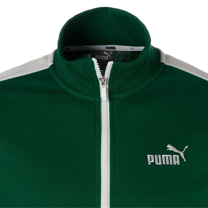 美品　プーマ　ジャージ　グリーン　トレーニングウェア　緑　PUMA PUMA プーマ トラックジャケット ジャージ グリーン ジップアップ XL