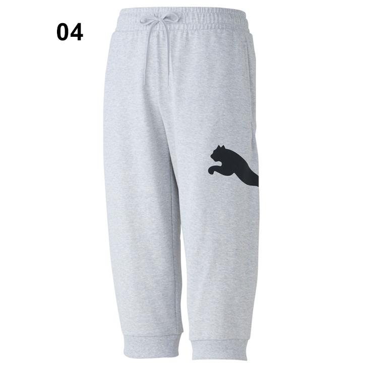 PUMA スウェット 7分丈 パンツ メンズ プーマ ビッグロゴ 3/4パンツ